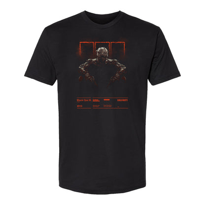 Call of Duty: Black Ops III (2015) Black T-Shirt - Front View