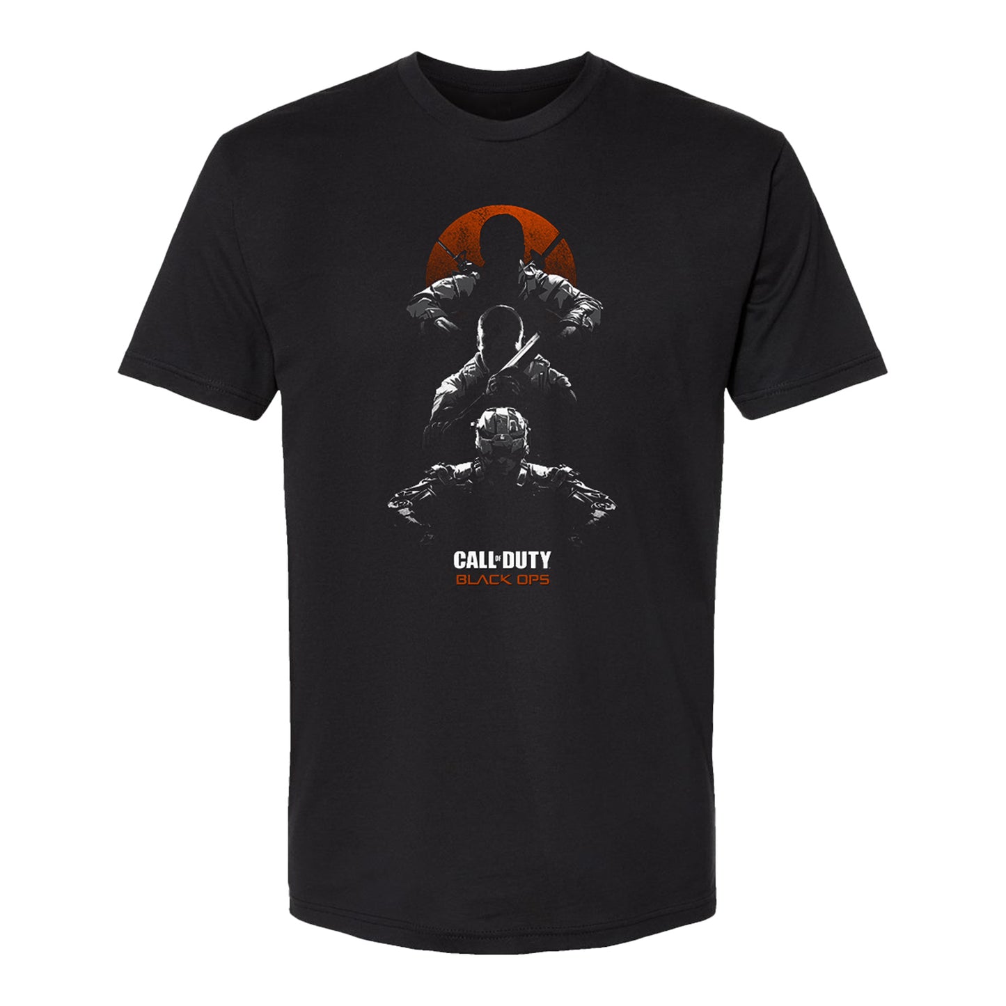 Call of Duty: Black Ops Series Poster Black T-Shirt - Front View