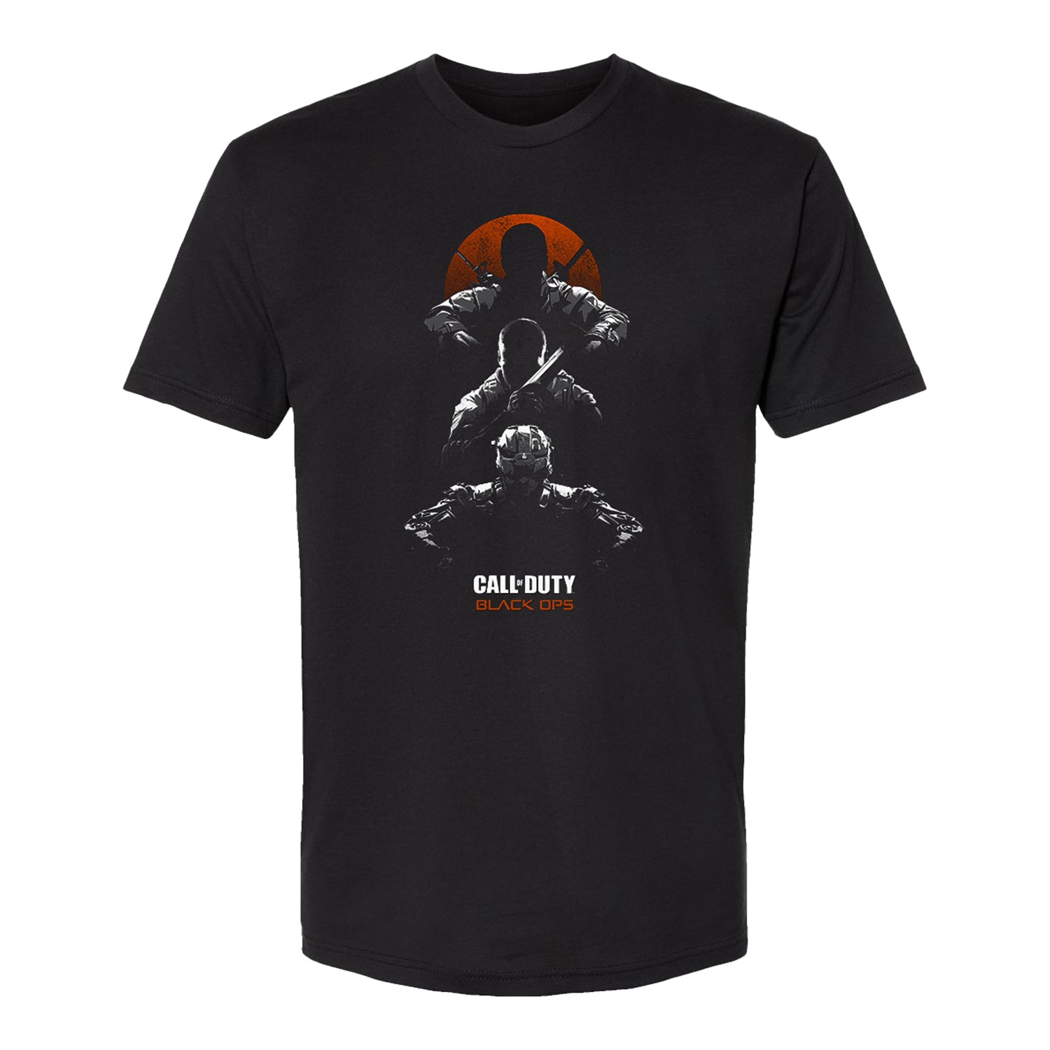 Call of Duty: Black Ops Series Poster Black T-Shirt - Front View