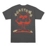 Call of Duty Nuketown Skull Cloud T-Shirt - Back View Charcoal Grey Version