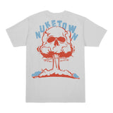 Call of Duty Nuketown Skull Cloud T-Shirt - Back View Light Grey Version