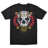 Call of Duty Ghost Sugar Skull T-Shirt - Front View Black Version