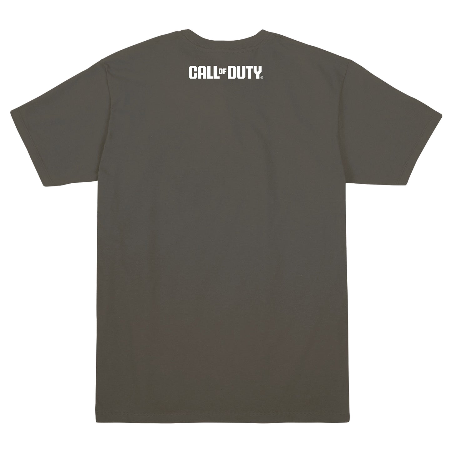 Call of Duty Ghost Sugar Skull T-Shirt - Back View Grey Version