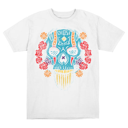 Call of Duty Ghost Sugar Skull T-Shirt - Front View White Version