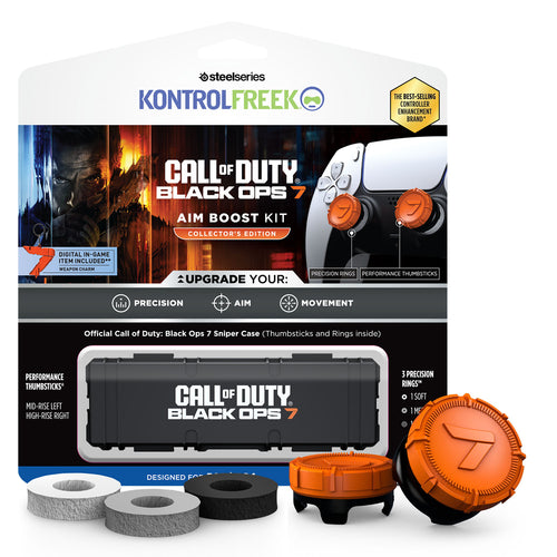 Call of Duty: Black Ops 7 Aim Boost Kit Collector's Edition PS5 Thumbsticks - Package and Product View