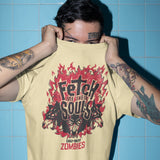 Call of Duty Fetch Me Their Souls Yellow T-Shirt - Front View on Model