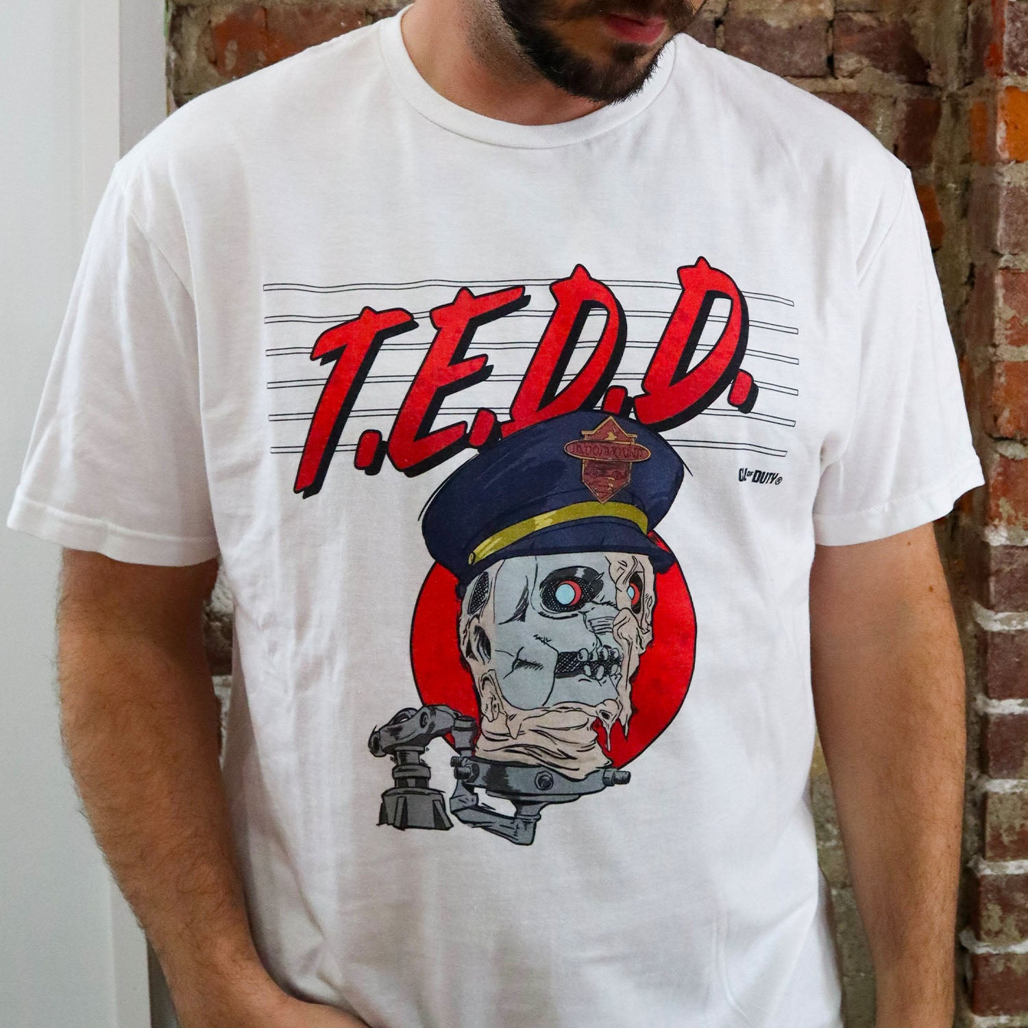 Call of Duty Zombies T.E.D.D. White T-Shirt | Call of Duty Store