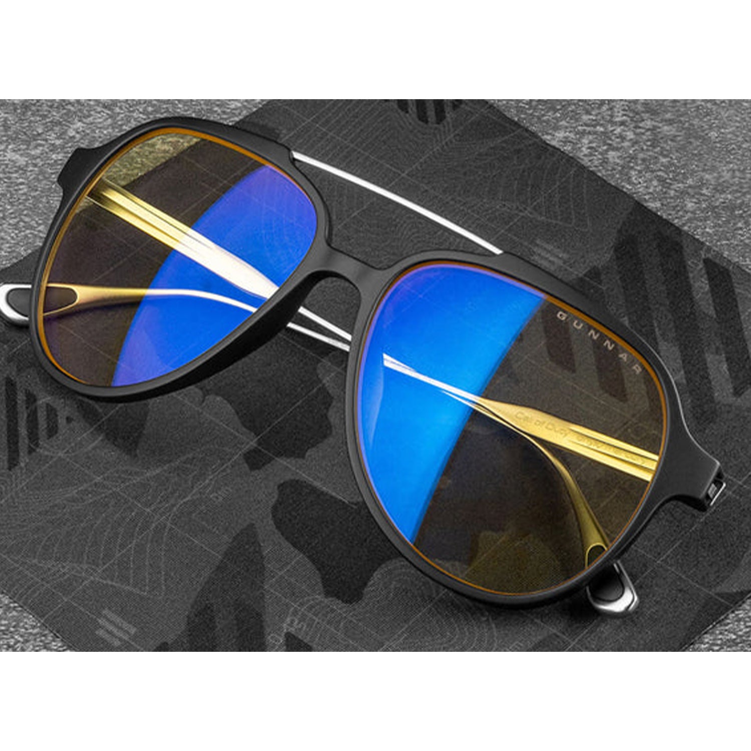 Gunnar Call of Duty Ghost Edition Lens - Amber Sun-Shift Lens View
