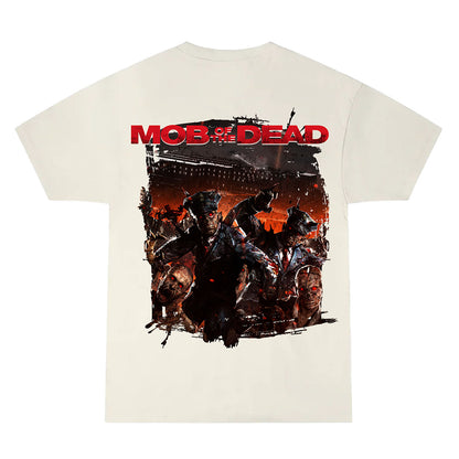 Call of Duty: Zombies Mob of the Dead Vintage White T-Shirt - Back View