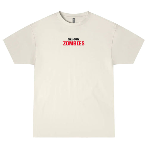 Call of Duty: Zombies Mob of the Dead Vintage White T-Shirt - Front View