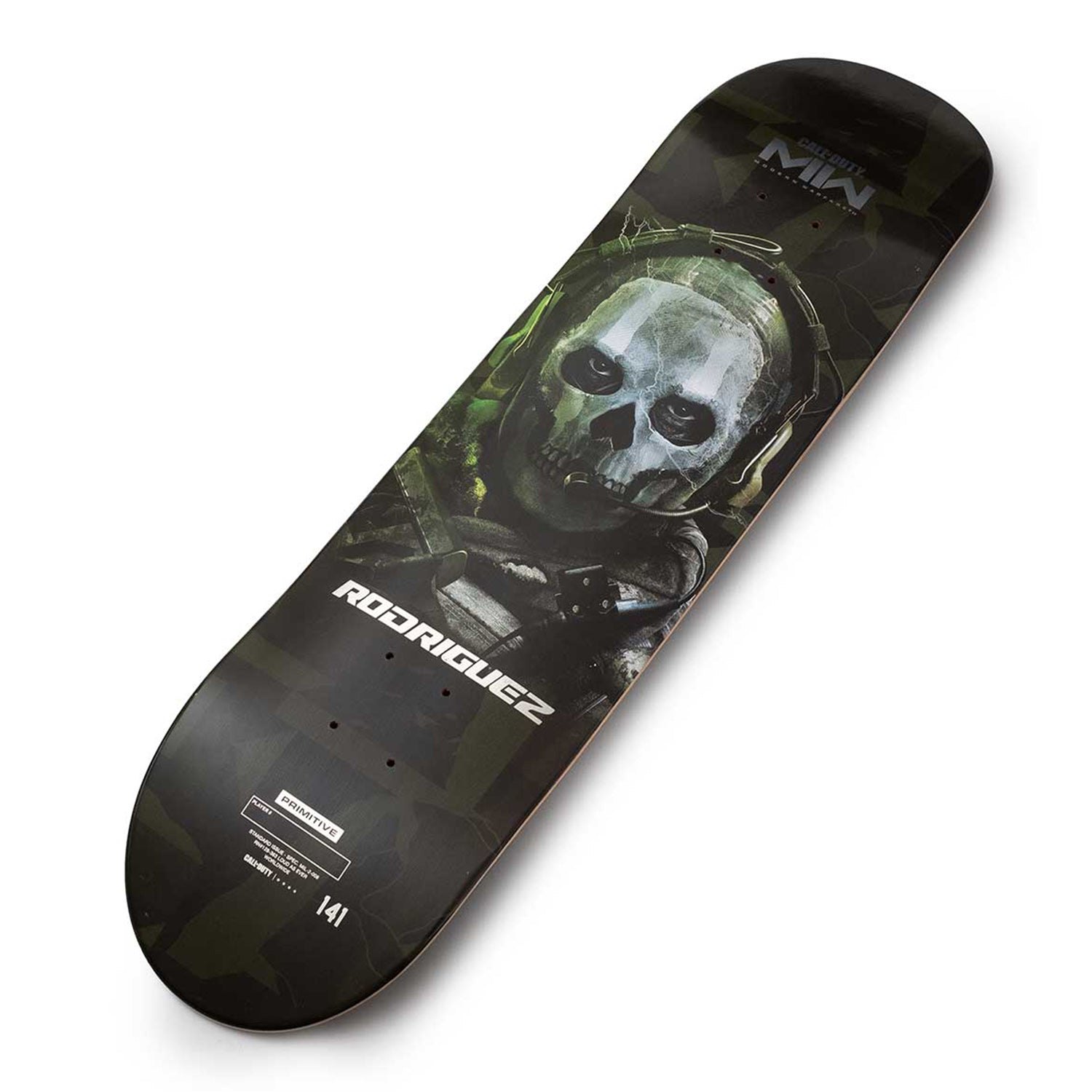 Call of Duty Ghost Skateboard Deck - Front View