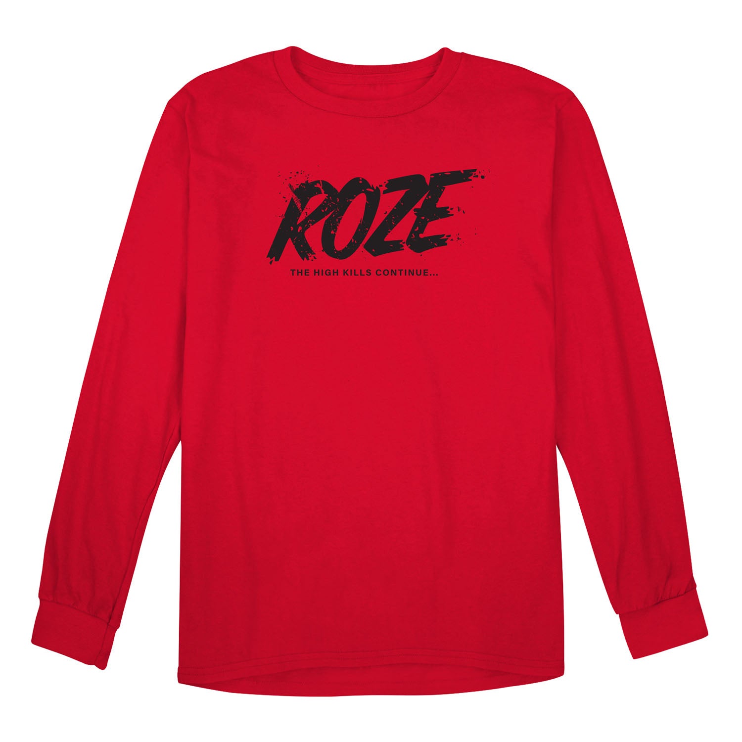 Call of Duty Red Roze Long Sleeve T-Shirt - Front View