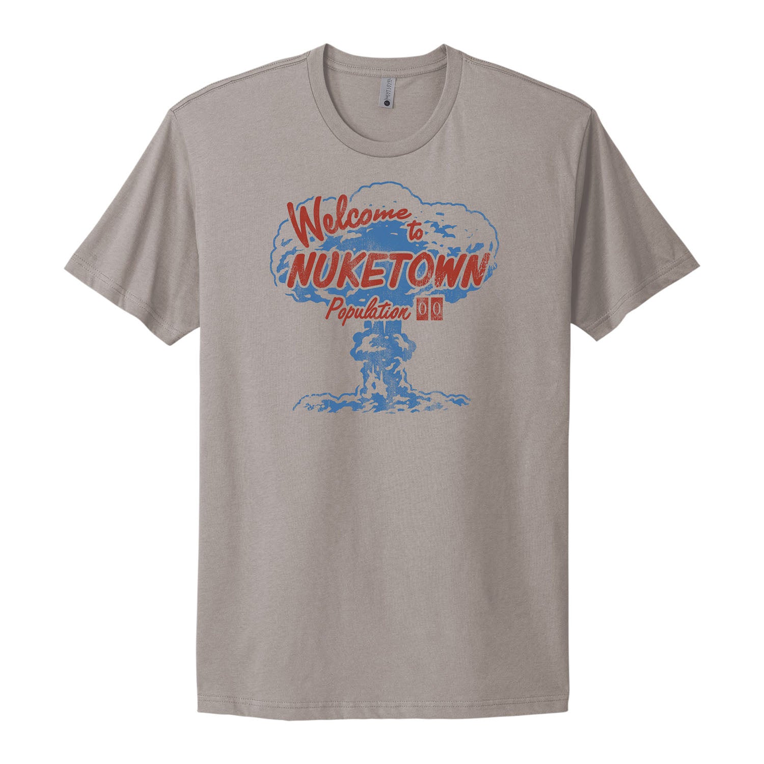 Call of Duty Grey Nuketown Mushroom Cloud T-Shirt - Front View
