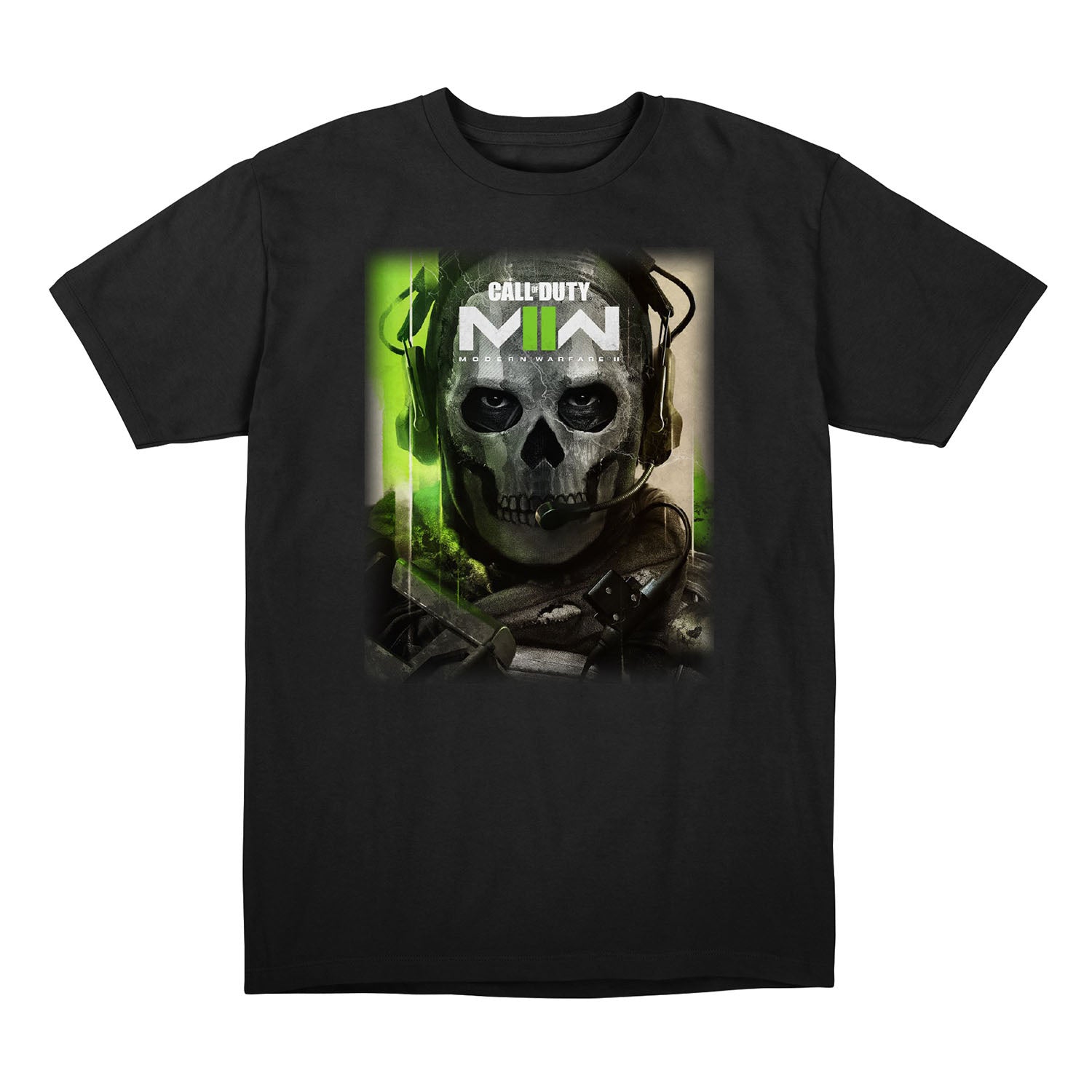 Modern Warfare II Ghost Art Black T-Shirt