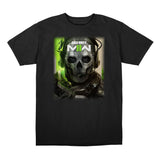 Call of Duty: Modern Warfare II Ghost Art Black T-Shirt - Front View