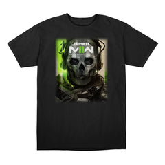 Modern Warfare II Ghost Art Charcoal Long Sleeve T-Shirt