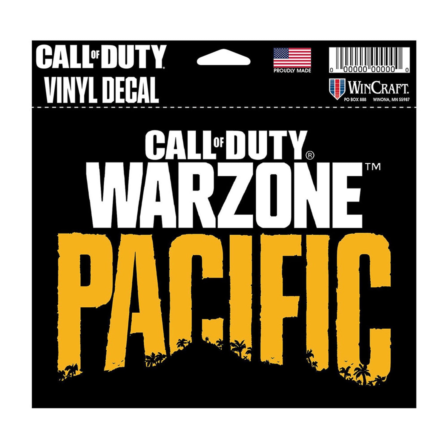 Call of Duty Pacific Logo Decal - Front View