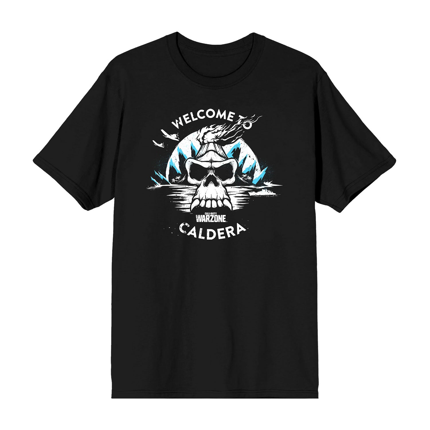Welcome to Caldera Black COD Warzone T-Shirt - Front View