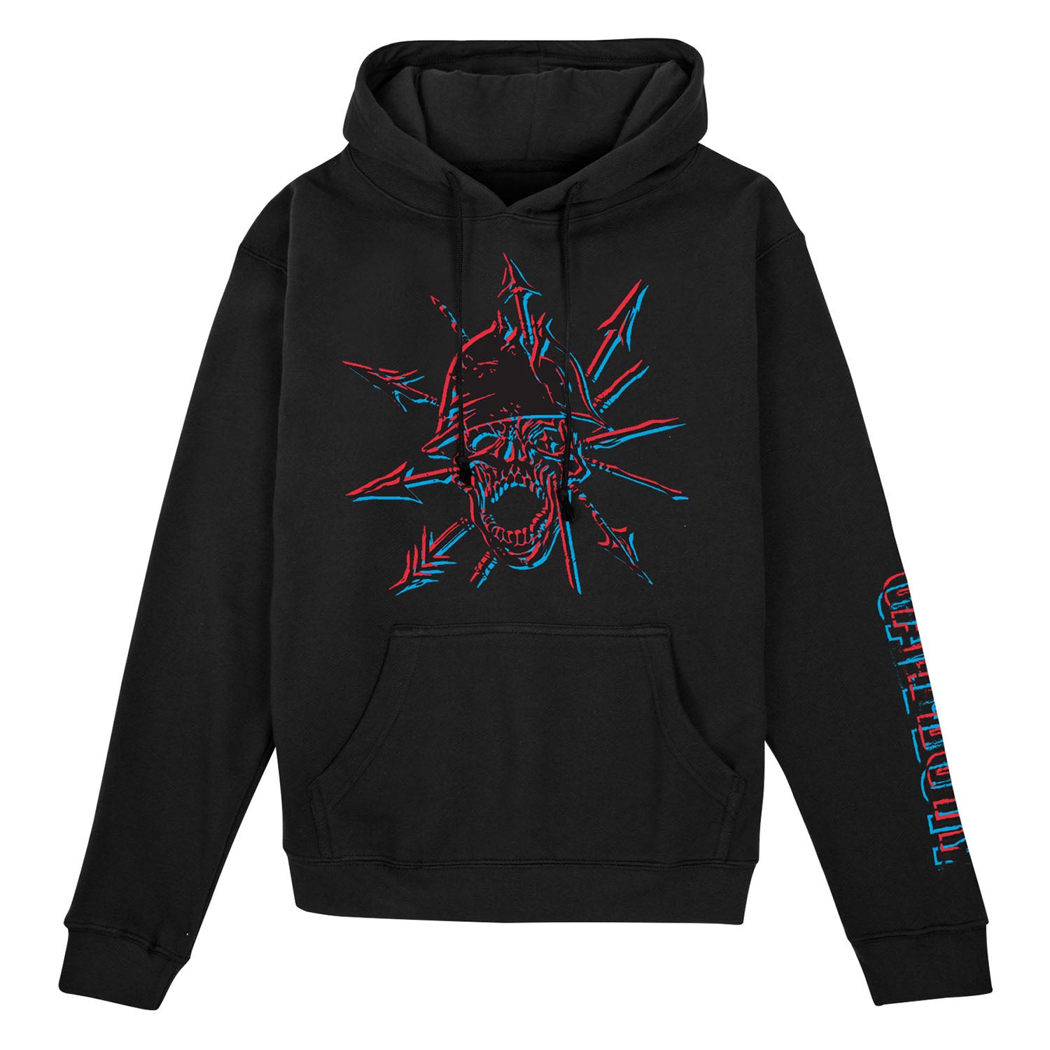 Call of Duty Black Free For All Logo Hoodie - Front View