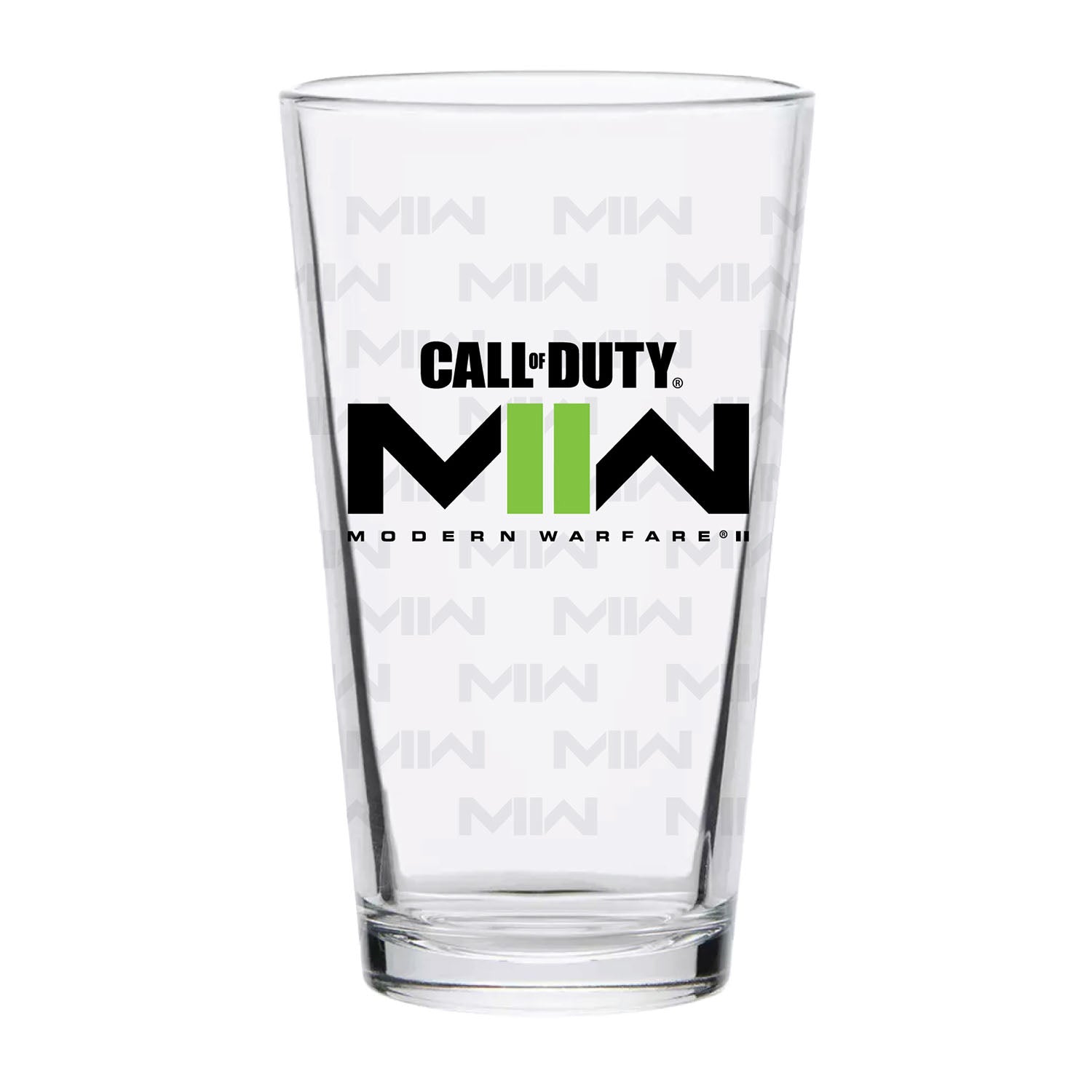 Call of Duty Modern Warfare 2 16oz Pint Glass - Front View