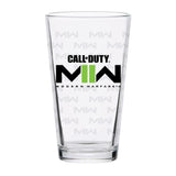 Call of Duty Modern Warfare 2 16oz Pint Glass - Front View