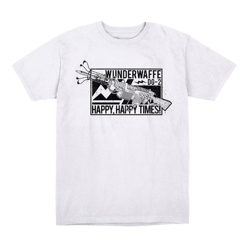 Call of Duty Wunderwaffe White T-Shirt - Front View