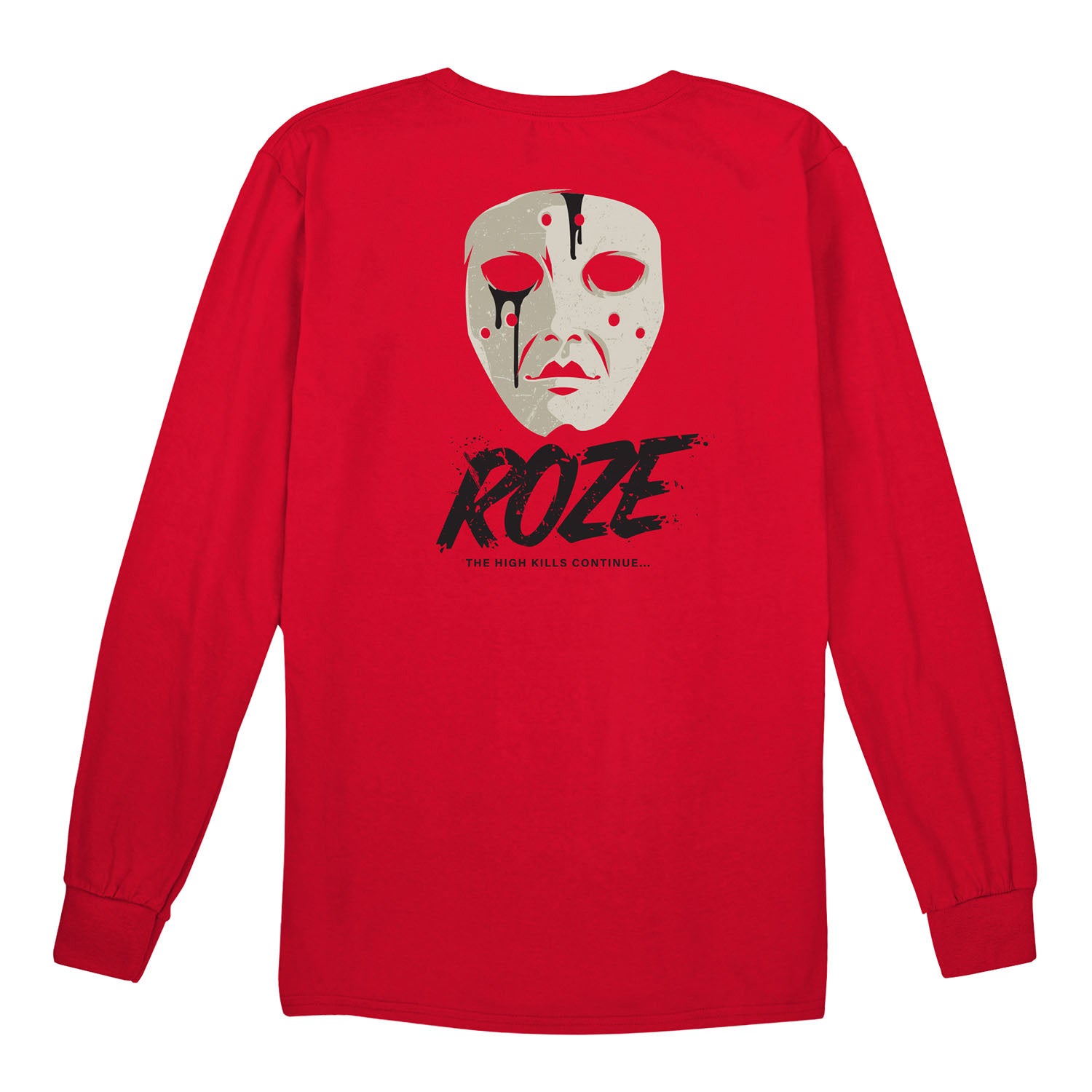 Call of Duty Red Roze Long Sleeve T-Shirt - Back View