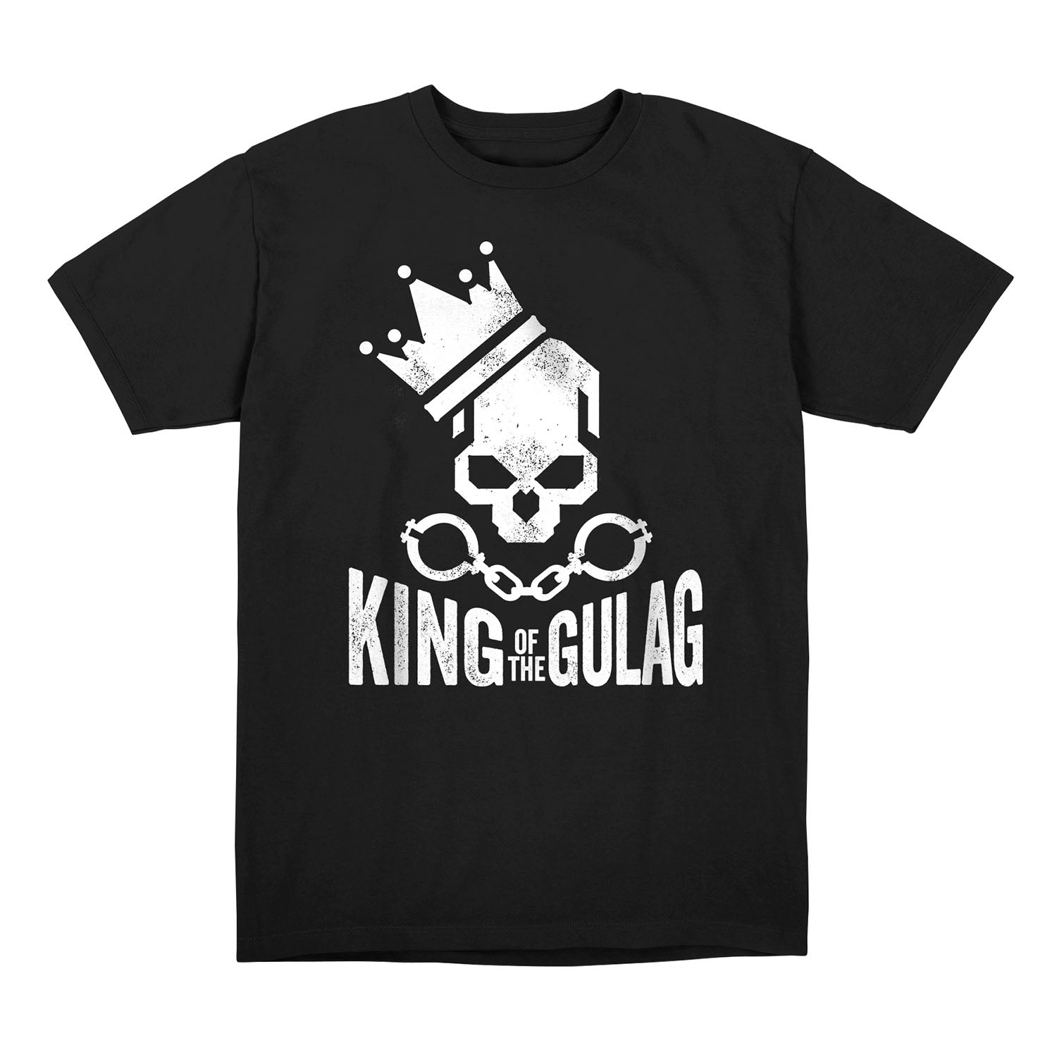 Call of Duty: Warzone Gulag King Black T-Shirt - Front View