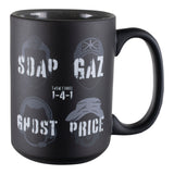 Call of Duty Task Force 141 Black Matte Mug - Front View