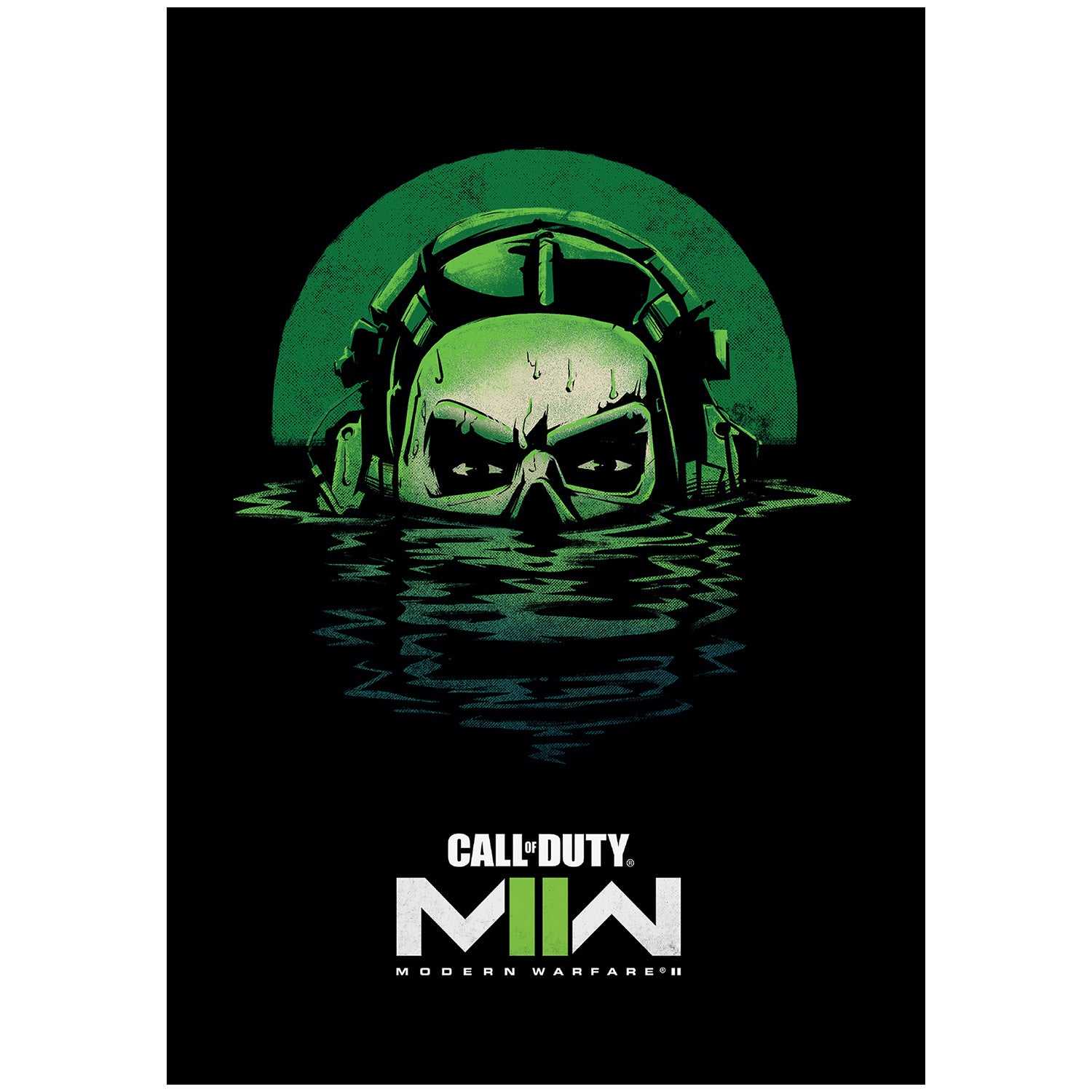 COD Ghosts – Blue Game Poster 22x34 RP13035 UPC882663030354 Call of Du –  Mason City Poster Company