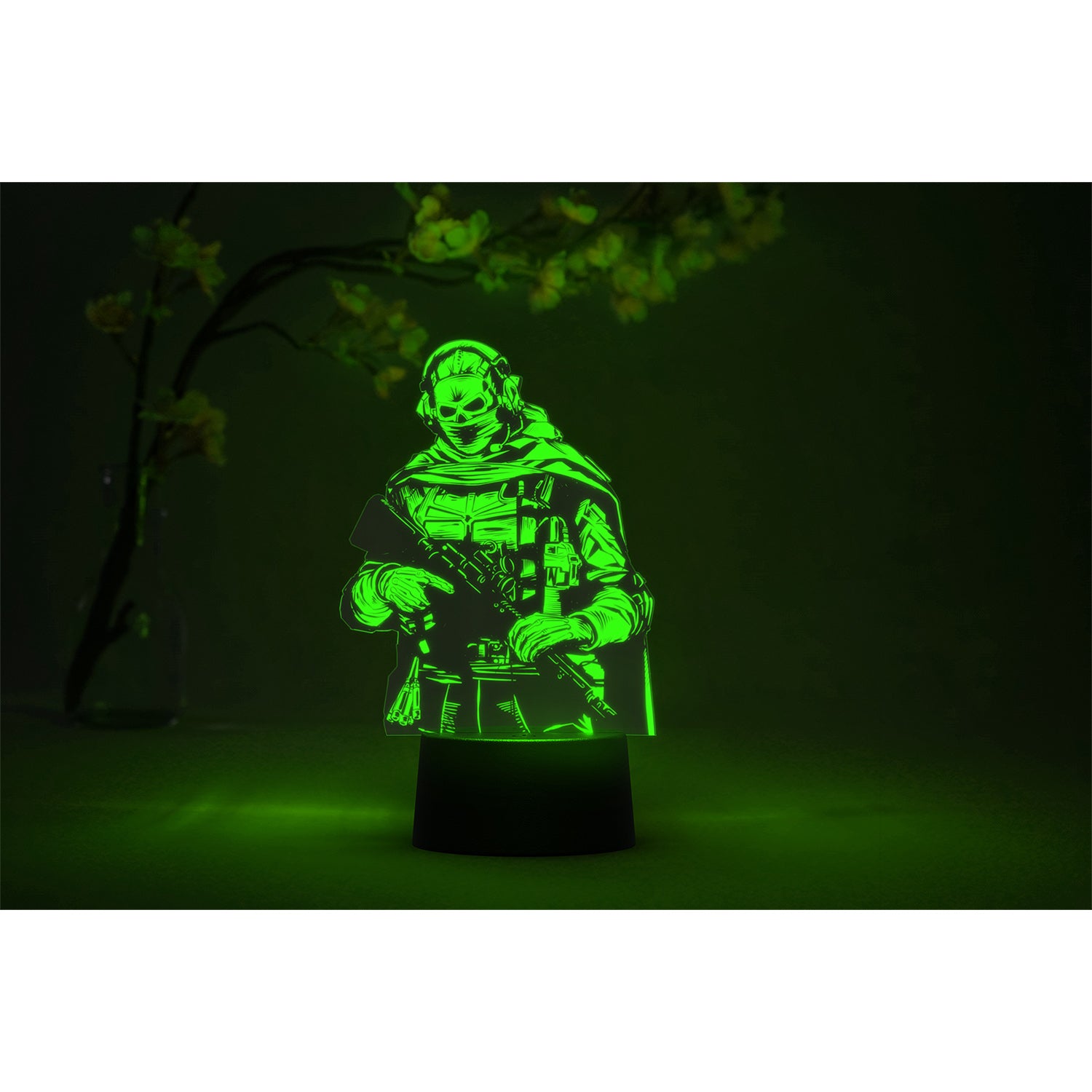 Call of Duty Ghost LED Lamp - Green
