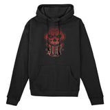 Call of Duty Black Soap Skull Mask Hoodie - Front View with Soap Skull Design