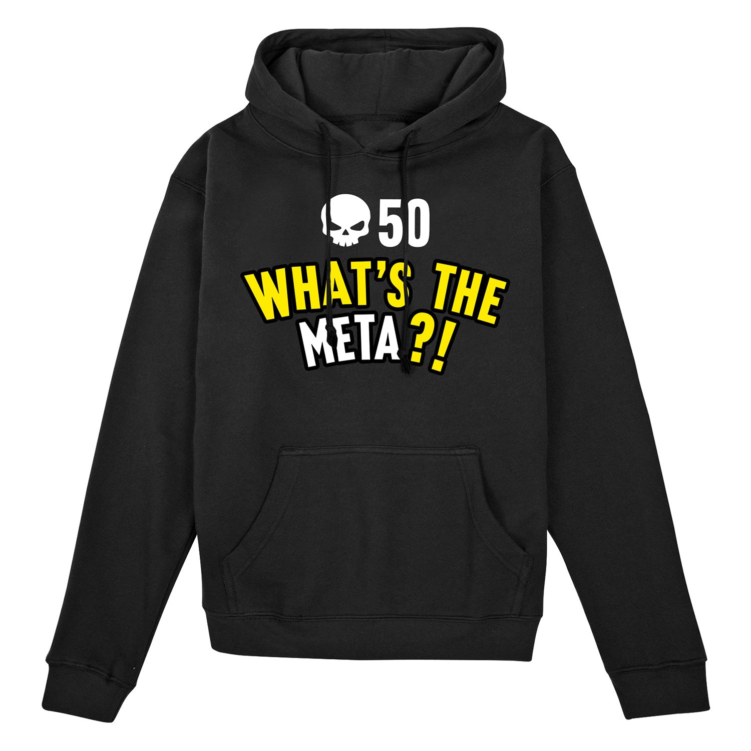 Call of Duty What's The Meta Black Hoodie - Front View