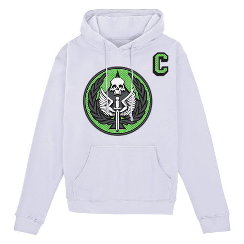 Call of Duty White Hockey Taskforce Hoodie - Front View