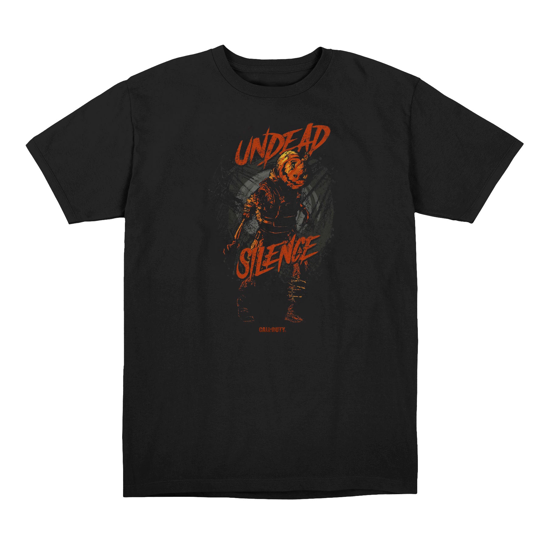 Call of Duty Black Undead Silence T-Shirt - Front View with Undead Silence Design