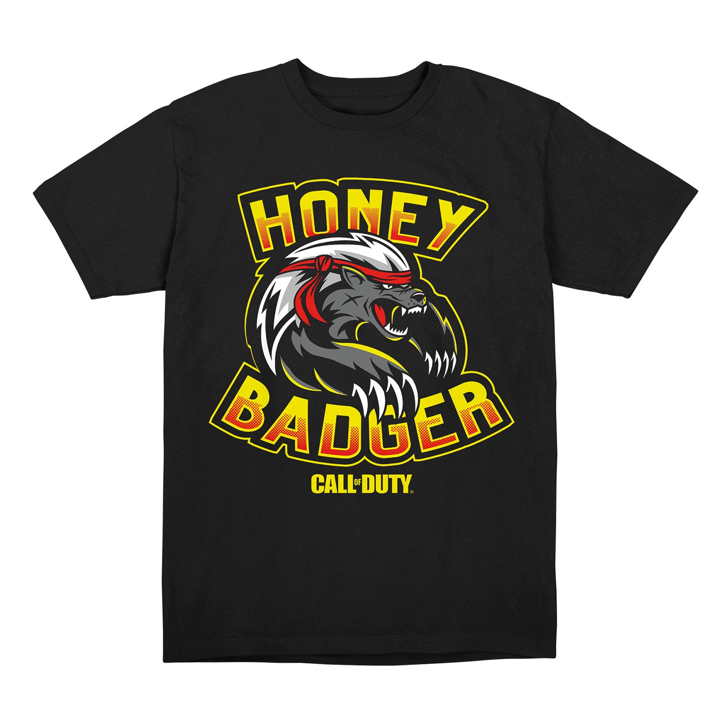 Call of Duty Honey Badger Black T-Shirt - Front View