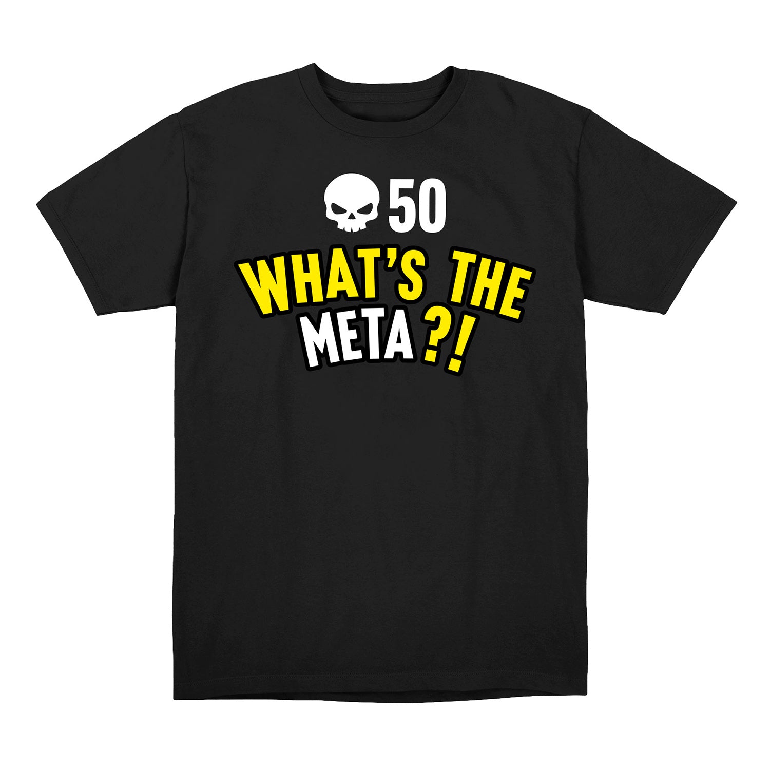 Call of Duty Black What's The Meta T-Shirt - Front View