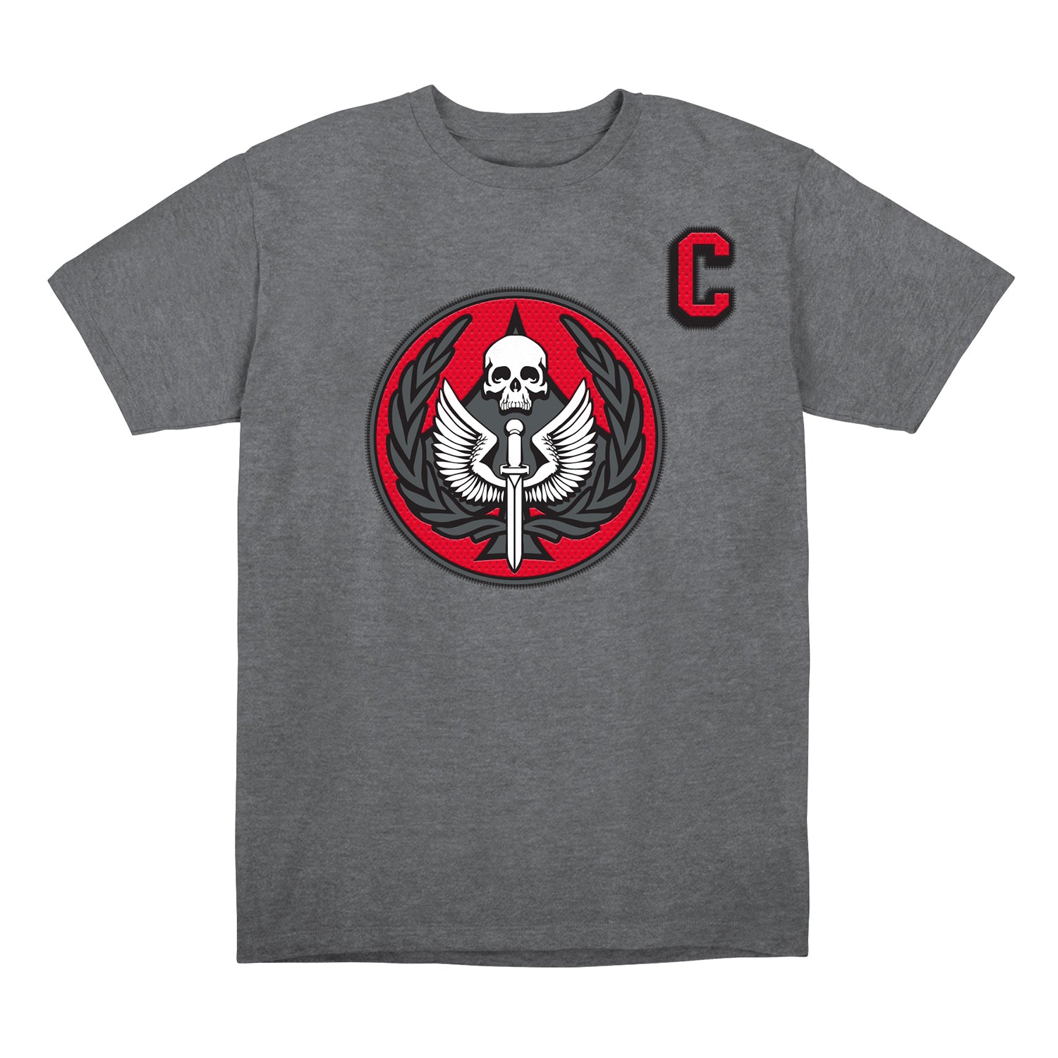 Call of Duty Grey Hockey Taskforce T-Shirt - Front View