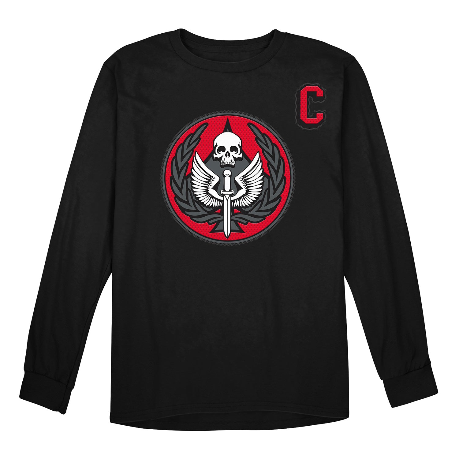 Call of Duty Black Hockey Taskforce Longsleeve T-Shirt - Front View