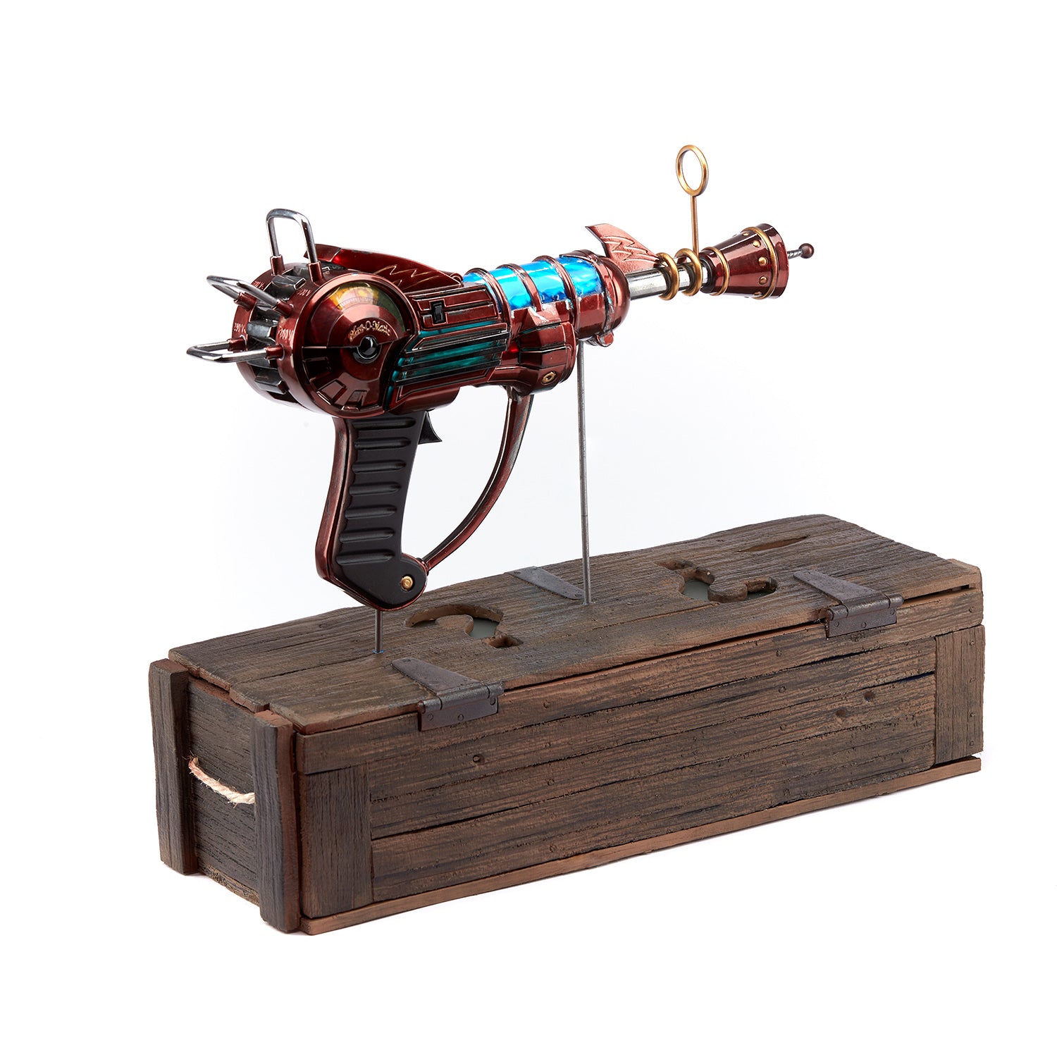 Call of Duty Ray Gun Statue - Back Right Side View
