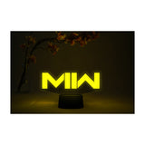 Call of Duty Modern Warfare II LED Lamp - Yellow View
