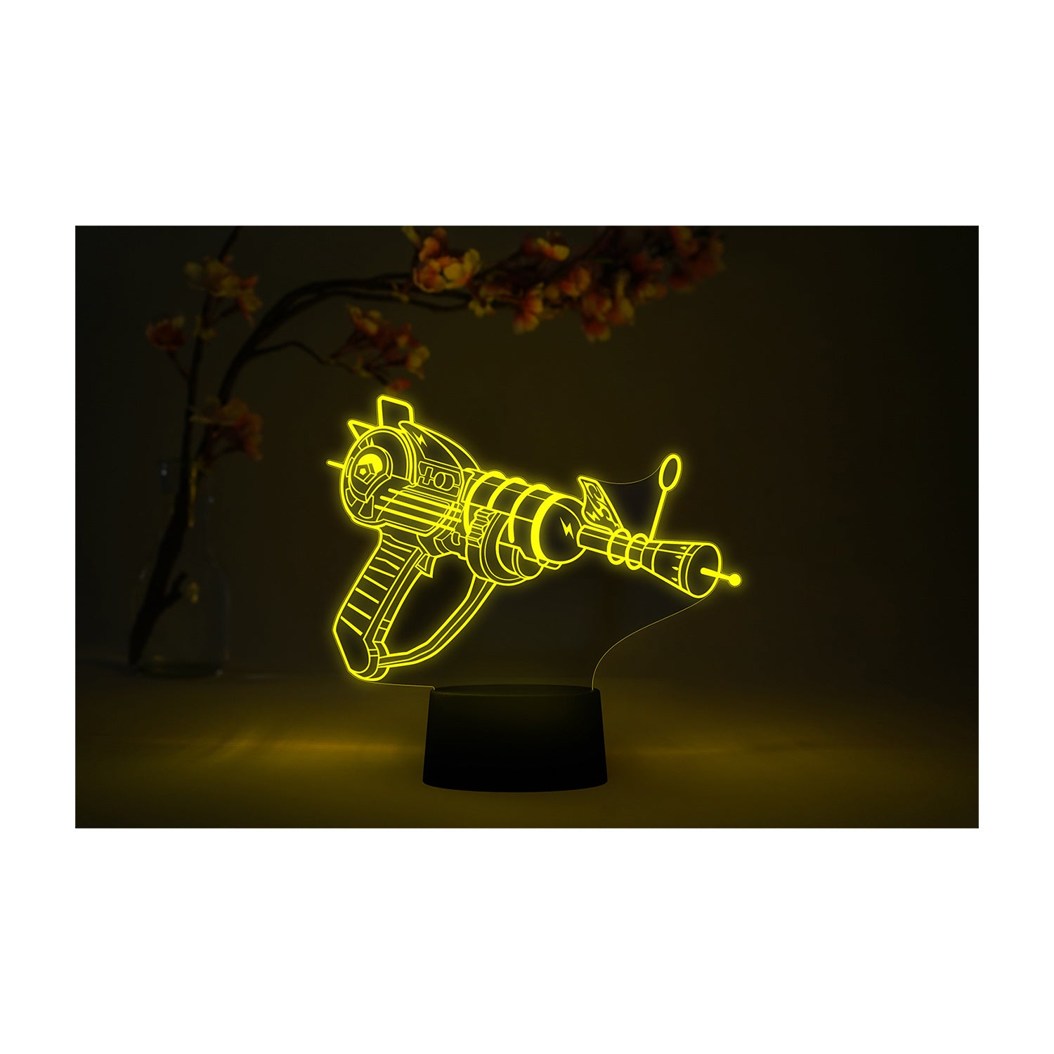 Call of Duty Raygun LED Lamp - Yellow View