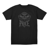 Call of Duty Black Price Skull Mask T-Shirt - Front View with Price Skull Design