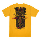 Call of Duty Gold Yield or Die T-Shirt - Back View