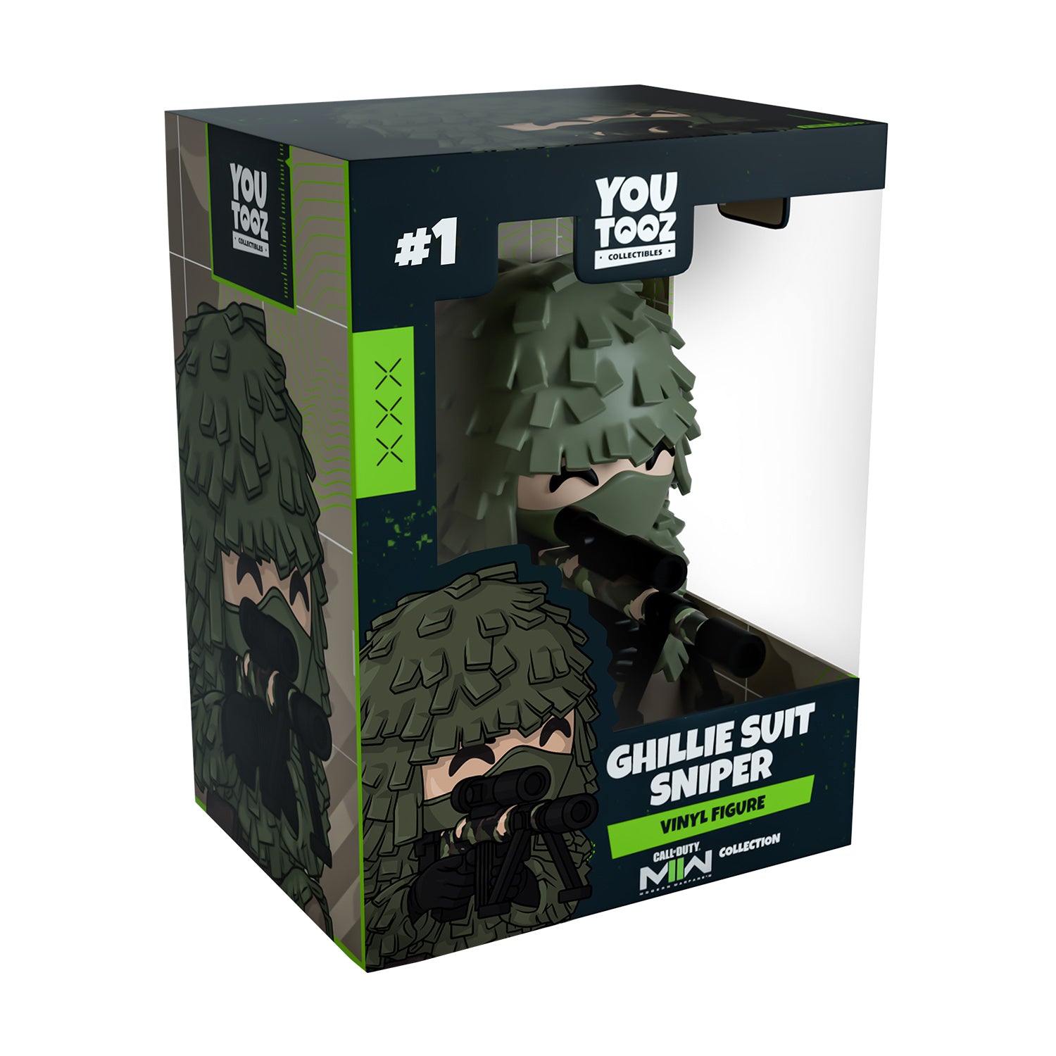 Call of Duty MWII Youtooz Ghillie Sniper Figurine - Packaging View