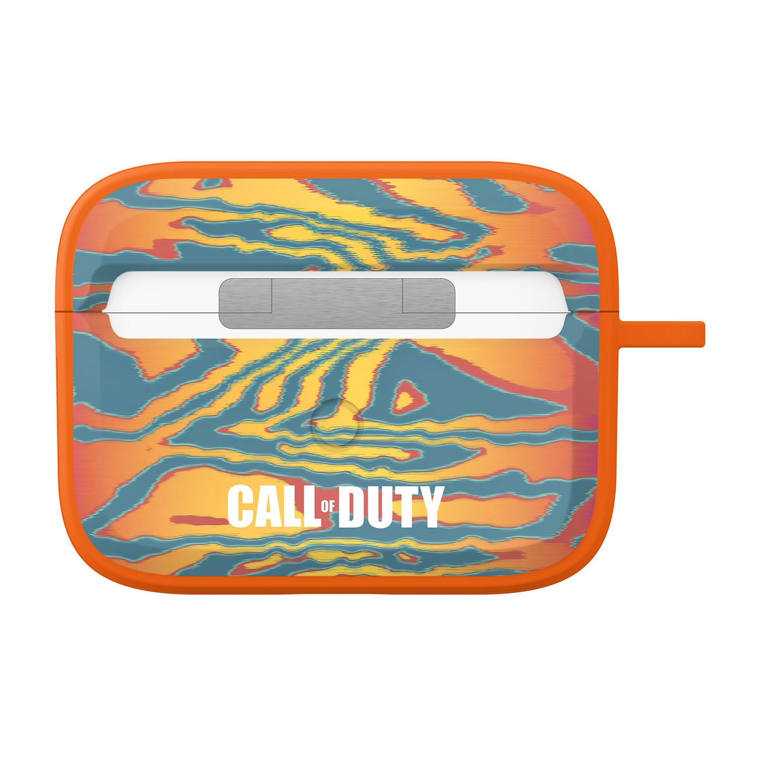 Call of Duty Atomic Camo Apple AirPods Pro Case - Back View with Design and Call of Duty Logo