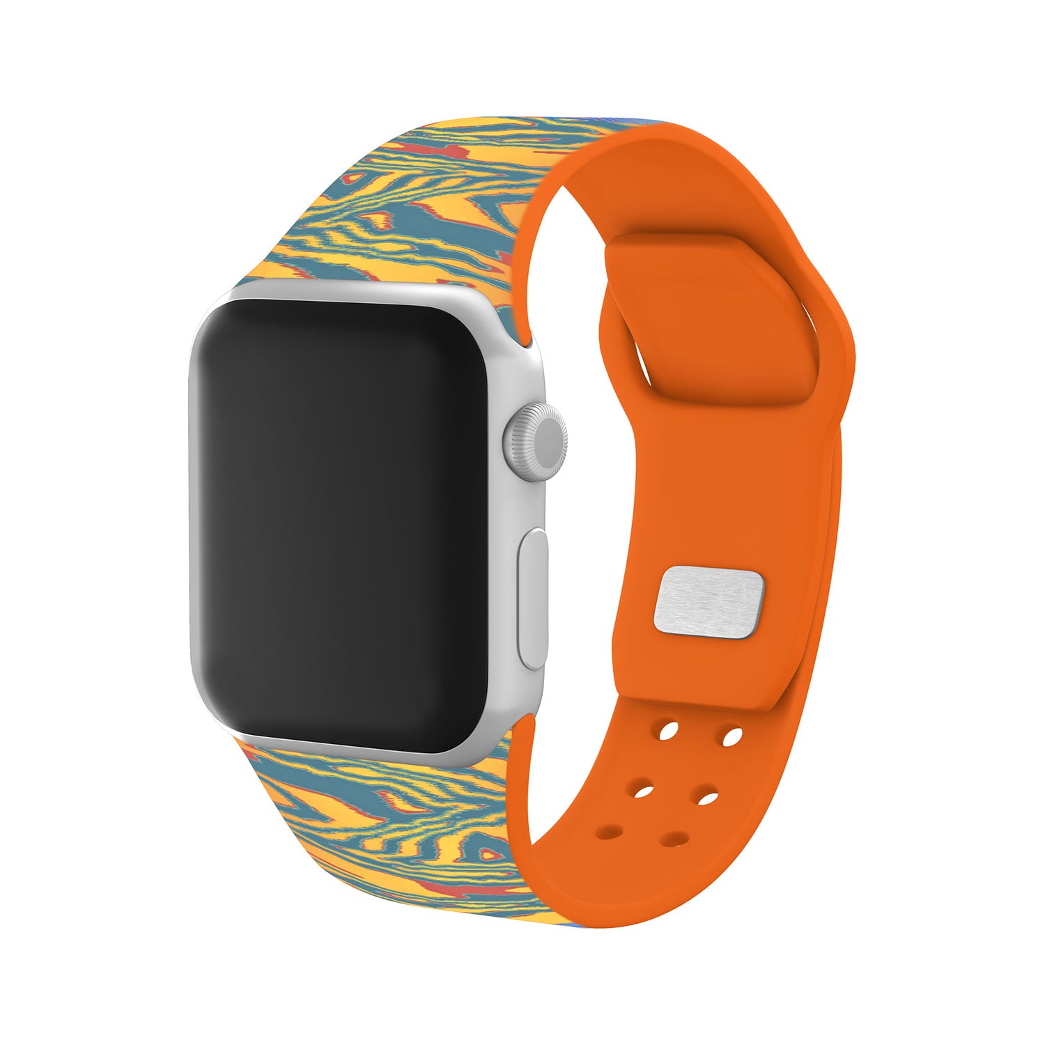 Call of Duty HD Camo Apple Watch Band (38/40/41mm Long Atomic) - Front View of Watch Band with Atomic Design