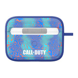 Call of Duty Damascus Camo Apple AirPods Pro Case - Back View with Design and Call of Duty Logo